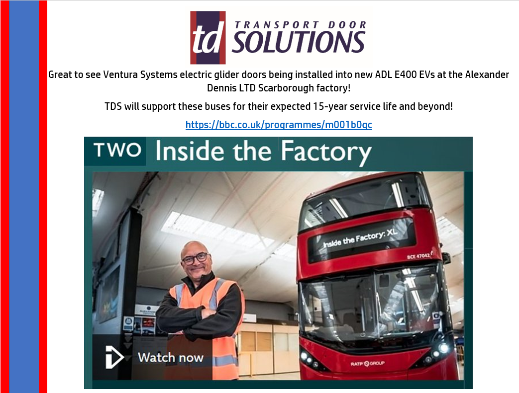 Ventura Door Systems feature on BBC2 documentary