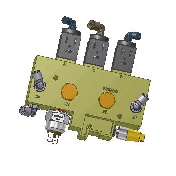 F070 - PS WABCO CONTROL ASSEMBLY 24V MTS-(A01361)-(DP737056)-(99.731)-(182056)-(33-19103-1)-(PSV003354)-(PSV/06/127)-(PSV/06/394)-(9090188)-(CM003/119)-(DED-00363)