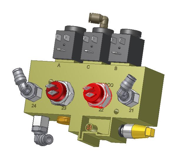G926 - PS WABCO CONTROL ASSEMBLY 24V MTS-(99-649)-(Mercedes = 0007607068)-(PSV003353 )-( PSV/06/133 )-(1780320)-(944285)-( CM003/117)
