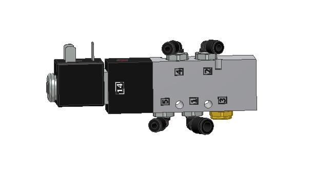 Q330 - 5/2 VALVE 24V ASSEMBLY-(66908110)-(6690816L003)-(6690805L013)