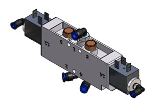 M466 - RS 5/2 BI-STABLE VALVE 12V ASSEMBLY -(Mellor VAL.018)