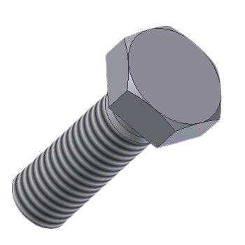 B666 - BOLT DIN 933 M8x25 ZP-(6690821S01)-(DEV-00198)