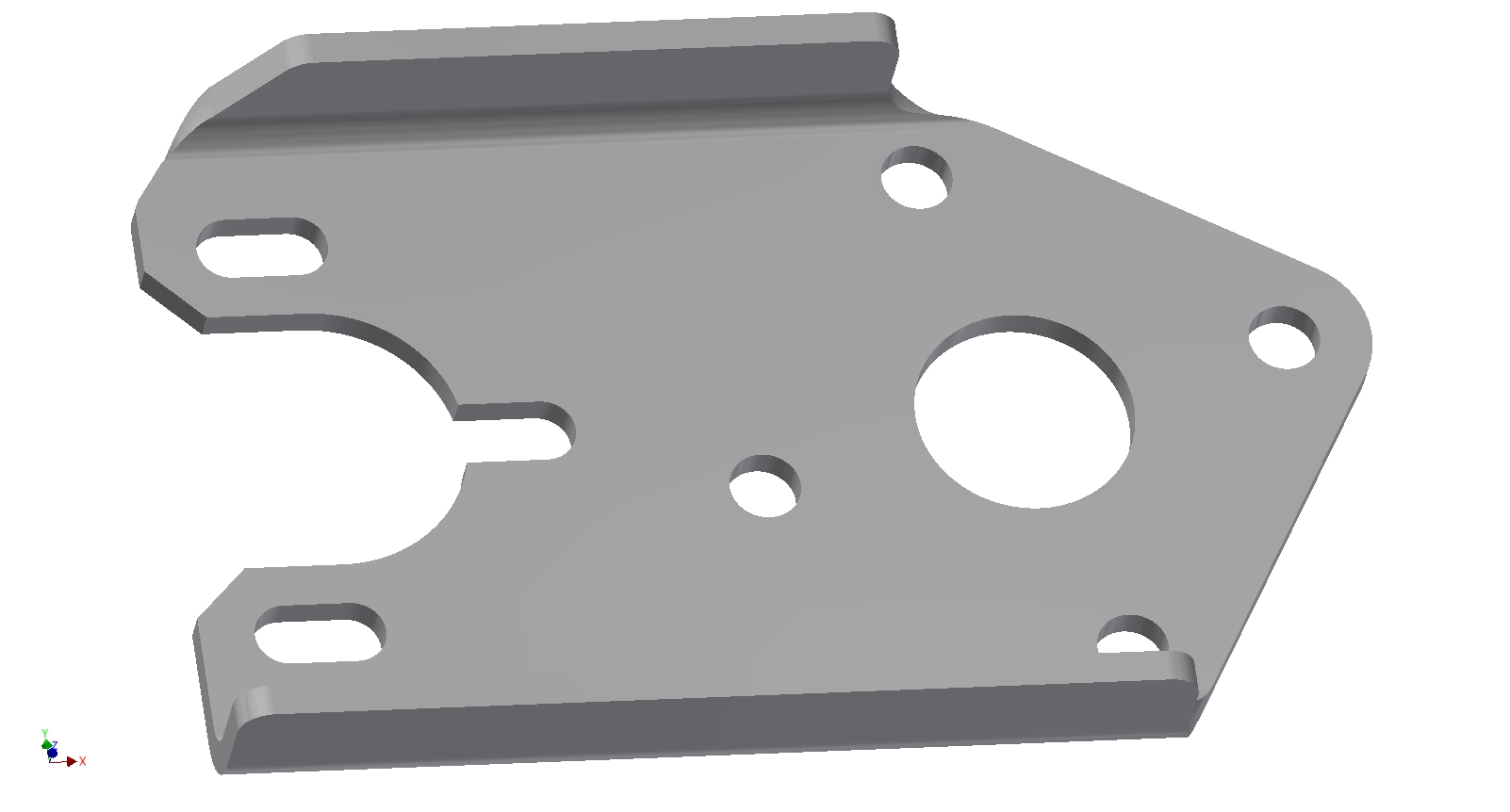 C727 - ACTUATOR BRACKET L (RS)